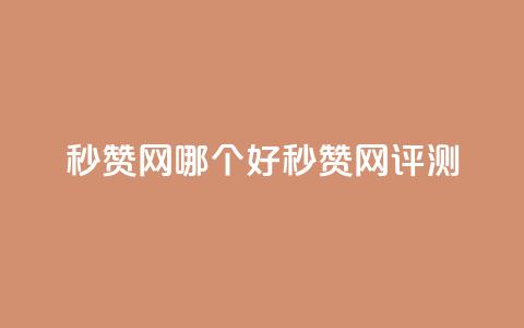 秒赞网哪个好(秒赞网评测) 第1张 秒赞网哪个好(秒赞网评测) 第1张
