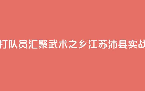 全国多地散打队员汇聚“武术之乡”江苏沛县实战交流 第1张 全国多地散打队员汇聚“武术之乡”江苏沛县实战交流 第1张