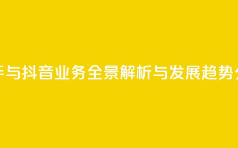 快手与抖音业务全景解析与发展趋势分析  第1张