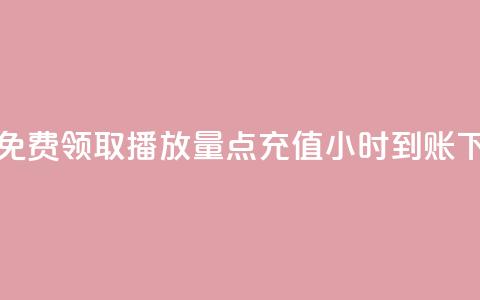 快手免费领取播放量 - dy点充值24小时到账  第1张