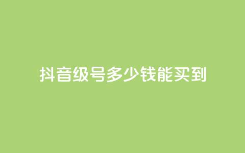 抖音50级号多少钱能买到,抖音9元63钻在哪充值 - 闪电云商城自助下单 巨量千川人工客服入口  第1张