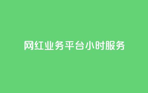 网红业务平台24小时服务 - 网红业务平台提供全天候服务~ 第1张 网红业务平台24小时服务 - 网红业务平台提供全天候服务~ 第1张