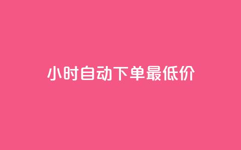 24小时自动下单最低价,自助卡盟下单平台 - ks点赞链接 dy业务下单24小时最低价  第1张