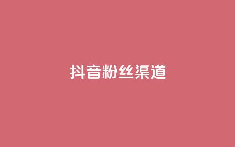抖音粉丝渠道 - 如何通过抖音提高粉丝获取渠道的效果! 第1张 抖音粉丝渠道 - 如何通过抖音提高粉丝获取渠道的效果! 第1张