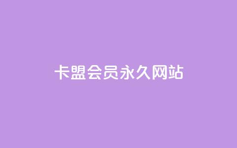卡盟会员永久网站,低价vip会员发卡网 - qq访问量免费领 快手业务区免费  第1张