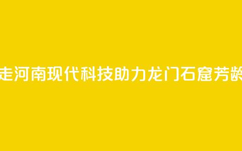 何以中国 行走河南｜现代科技助力龙门石窟“芳龄永续”  第1张