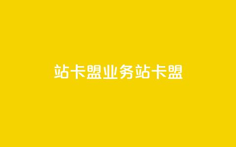 b站卡盟业务(B站卡盟 - 资讯分享、增强流量)  第1张