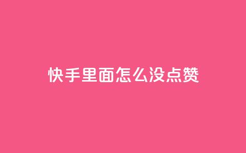 快手里面怎么没点赞,块兽业务24小时在线下单最便宜 - 卡盟自动下单入口 快手粉丝掉1000  第1张