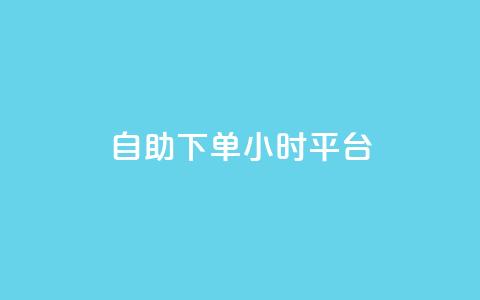 自助下单24小时平台Xhs - 自助下单平台Xhs再次革新	，24小时内实现快速下单！~  第1张