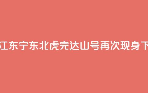 黑龙江东宁：东北虎“完达山1号”再次现身  第1张