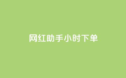 网红助手24小时下单,雷神24小时自动下单平台KS - 24小时秒单官网登录入口 qq超级会员低价网站  第1张