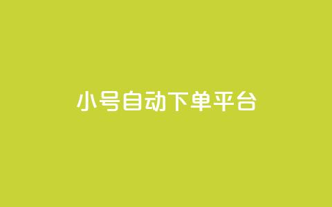 ks小号自动下单平台 - 自动下单平台：KS小号轻松下单!  第1张