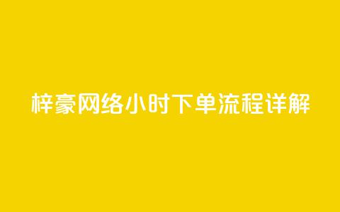 梓豪网络24小时下单流程详解,ks一元自助下单秒到账 - 快手点赞链接入口在哪里 ks单真人粉丝  第1张