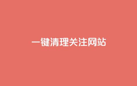 ks一键清理关注网站 - KS一键清理关注网站的全新功能大揭秘~  第1张
