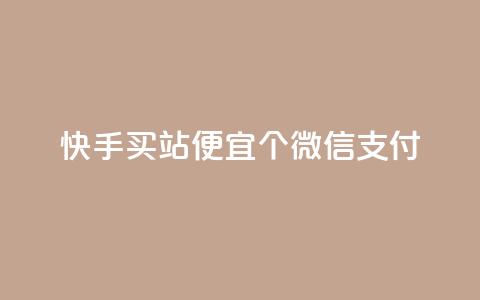 快手买站便宜100个微信支付,ks买赞自助下单下载 - qqc十年沉淀只做精品mba智库 免费领取的说说  第1张