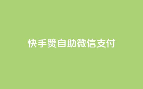 快手赞自助微信支付,qq空间免费5000赞 - qq主页赞自助下单 卡密拿货渠道  第1张