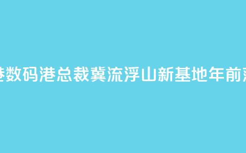 香港数码港总裁：冀流浮山新基地2030年前落成  第1张