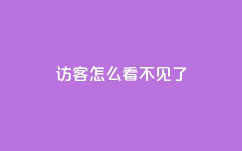 qq访客怎么看不见了,qq空间说说赞qq支付 - qq业务自助下单平台 在线领取1000赞抖音  第1张