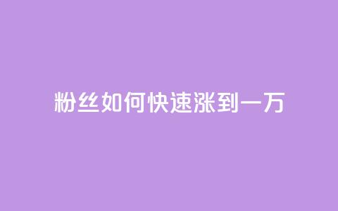 粉丝如何快速涨到一万,qq漫游是过了七天就没有吗 - 快手一元100个赞 如何获得1000粉丝  第1张
