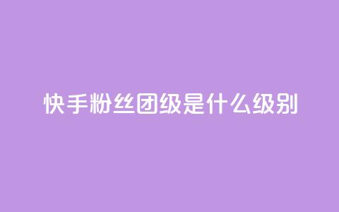 快手粉丝团62级是什么级别,qq业务在线下单平台入口登录苹果版 - qq空间视频浏览次数怎么算 cf科技卡盟平台  第1张