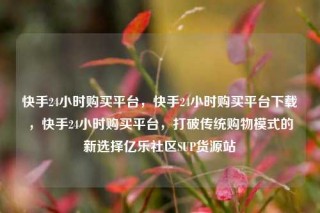 快手24小时购买平台，快手24小时购买平台下载，快手24小时购买平台，打破传统购物模式的新选择亿乐社区SUP货源站