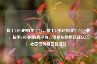 快手24小时购买平台，快手24小时购买平台下载，快手24小时购买平台，便捷购物新选择亿乐社区低价自营货源站