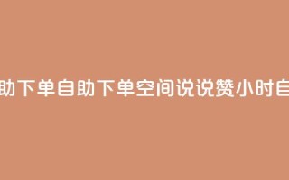 qq空间说说赞24自助下单 - 自助下单  qq空间说说赞24小时自助购买~