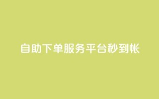 ks自助下单服务平台秒到帐,抖音收藏自助平台 - 快手最低价下单平台 - 万能卡盟