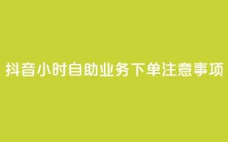 抖音24小时自助业务下单注意事项,快手抖音出售账号 - ds抖音粉 - KS赞赞宝宝