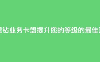 qq钻业务卡盟 - qq钻业务卡盟 - 提升您的QQ等级的最佳选择!