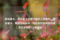 纯流量卡，纯流量卡在哪才能买上正规的，纯流量卡，解锁无限畅享，轻松应对各种网络需求亿乐社区SUP货源站