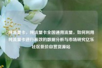 纯流量卡，纯流量卡全国通用流量，如何利用纯流量卡进行高效的数据分析与市场研究亿乐社区低价自营货源站