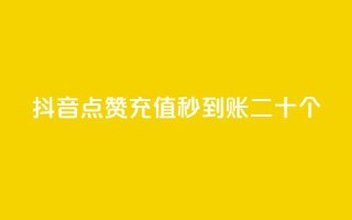 抖音点赞充值秒到账二十个,小红书点赞任务平台有哪些 - qq空间访客增加 - 一分钱10w赞