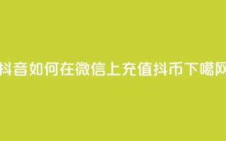 抖音如何在微信上充值抖币