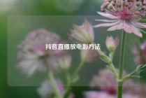 抖音直播放电影方法