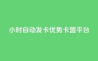 24小时自动发卡，优势pubg卡盟平台