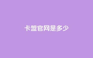卡盟官网是多少 - 卡盟官网地址-找卡盟官方认证网站~