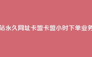 QQ会员网站永久网址卡盟 - 卡盟24小时下单业务