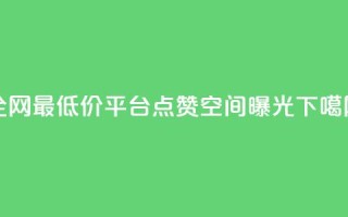 全网最低价平台-点赞空间曝光