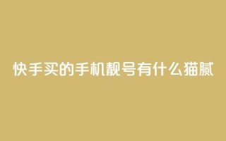 快手买的手机靓号有什么猫腻,qq空间说说访问量 - 卡盟自助下单24小时视频vip - 抖音怎么确认养号成功了