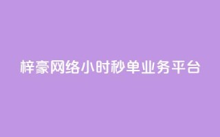 梓豪网络24小时秒单业务平台,闲鱼业务下单24小时 - 自助下单拼多多 - 免费qq点赞名片