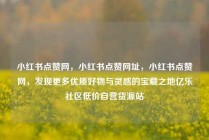 小红书点赞网，小红书点赞网址，小红书点赞网，发现更多优质好物与灵感的宝藏之地亿乐社区低价自营货源站