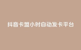 抖音卡盟24小时自动发卡平台,快手双击平台ks下单稳定 - dy评论下单 - 抖音24小时在线下单网站