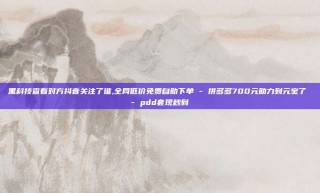 黑科技查看对方抖音关注了谁,全网低价免费自助下单 - 拼多多700元助力到元宝了 - pdd套现秒到
