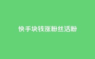 快手1块钱涨10000粉丝活粉,自助云商城app软件 - qq空间访客一块一万 - 抖音充值1元充值入口