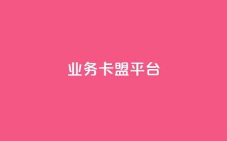 业务卡盟平台 - 业务卡盟平台的SEO优化技巧及策略指南~