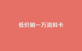 低价刷一万qq资料卡,快手业务全网最低价 - 抖音业务下单24小时最低价 - 王者自助下单全网最便宜