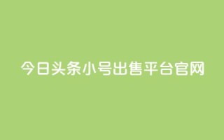 今日头条小号出售平台官网,抖音如何增加流量和吸引粉丝 - QQ低价会员网址 - 充值抖音
