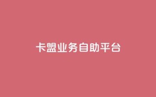 卡盟业务自助平台,王者荣耀热度值购买 - 24小时低价下单平台抖音 - qqc十年沉淀官网下载