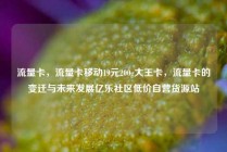 流量卡，流量卡移动19元200g大王卡，流量卡的变迁与未来发展亿乐社区低价自营货源站